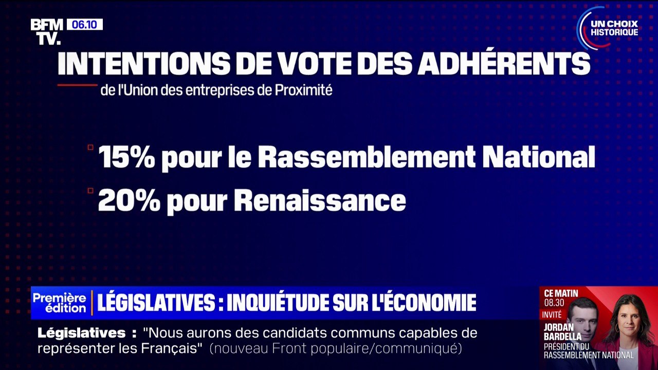 Législatives: les inquiétudes des patrons français sur la future politique économique du pays