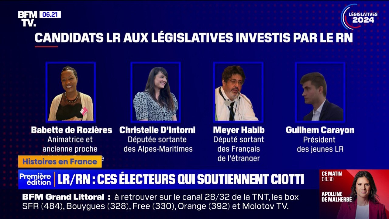 Législatives anticipées: qui sont les premiers candidats LR investis par le RN?