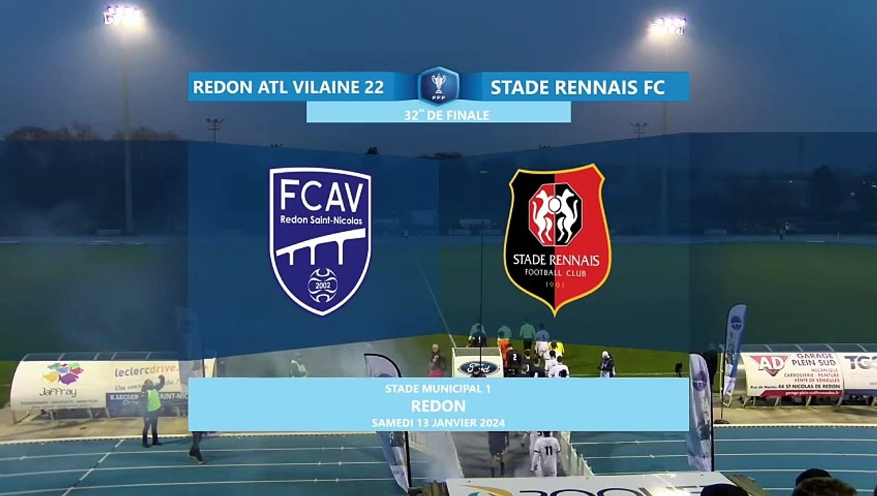 32es de finale I Le Stade Rennais met fin à l'aventure du FCAV Redon (1-0)