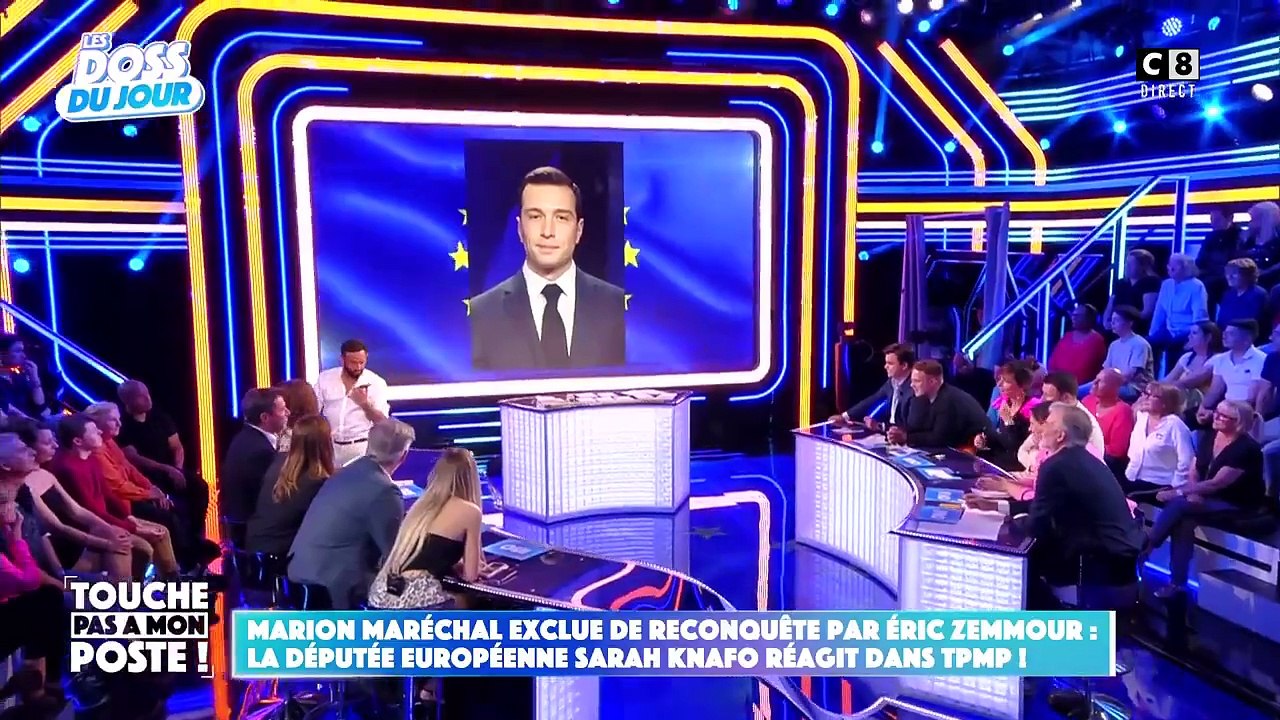 Séquence surréaliste hier soir quand Sarah Knafo, bras droit et compagne d'Eric Zemmour, appelle en direct Jordan Bardella pour lui proposer de faire l'union : "Jordan la main est tendue"