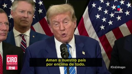 Trump volvió al Capitolio por primera vez desde irrupción de sus simpatizantes en 2021