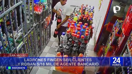 San Miguel: dueño de negocio endeudado tras robo de S/18 mil bajo la modalidad del falso cliente