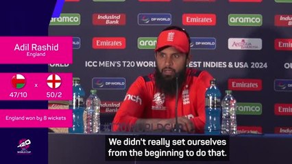 Rashid says England not focused on Net Run Rate after record-breaking win over Oman