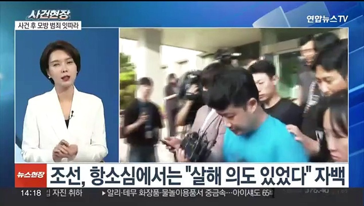 [뉴스현장] '신림동 흉기난동' 조선, 2심 선고…1심은 무기징역