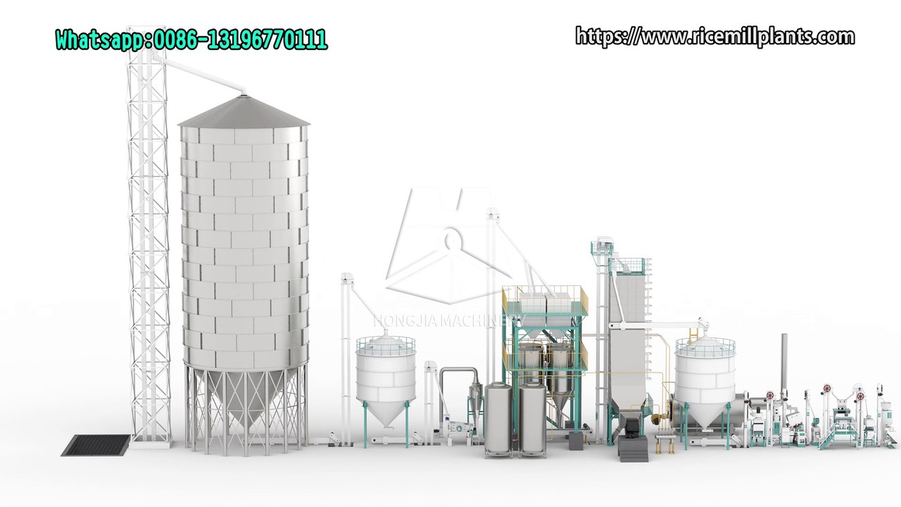 Paddy Parboiling Plants | Parboiled Rice Mill Machine Supplier - Hongjia Rice Mill #ricemill