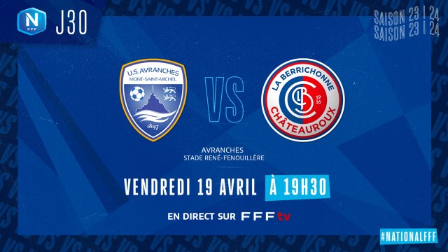 J30 I US Avranches MSM - LB Châteauroux (1-0)