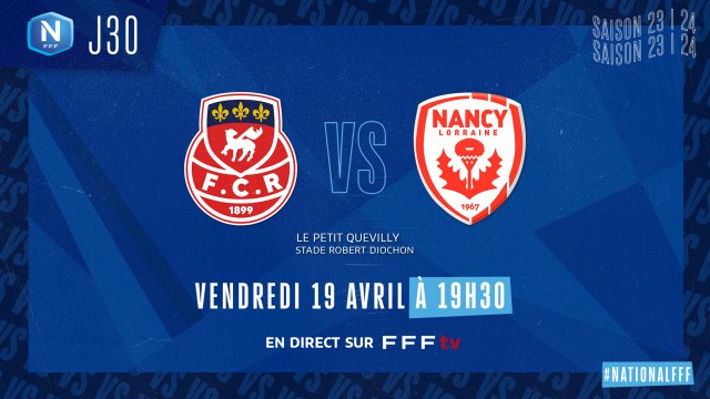 J30 I FC Rouen – AS Nancy Lorraine (2-3)