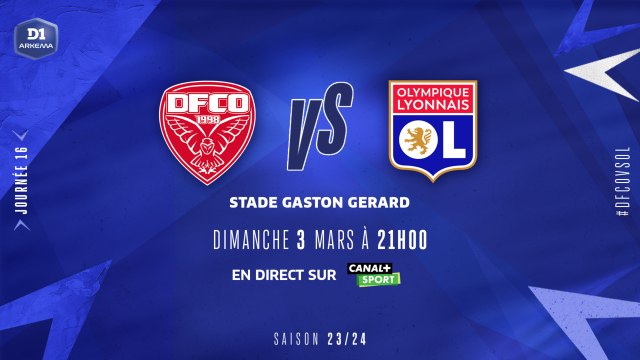 J16 | Dijon FCO – Olympique Lyonnais (1-3)
