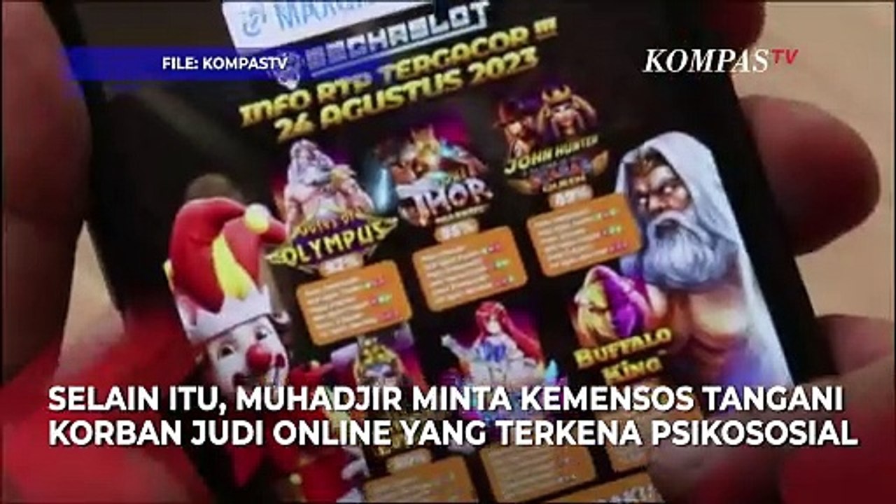 Menko PMK Usul Korban Judi Online Jadi Penerima Bansos: Banyak yang Jadi Miskin