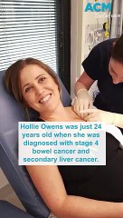‘Your whole world just stops’: surviving bowel cancer at 24