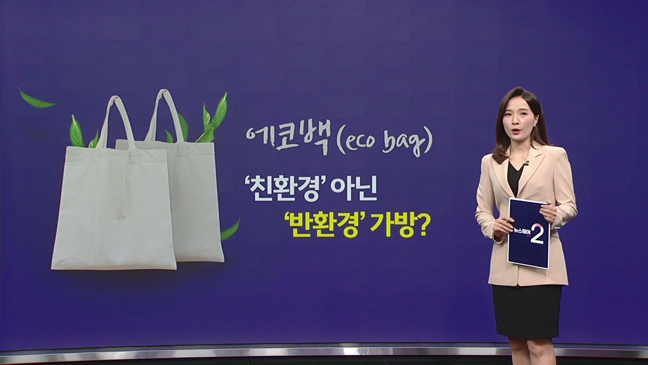 에코백(eco bag) '친환경' 아닌 '반환경' 가방? [앵커리포트] / YTN