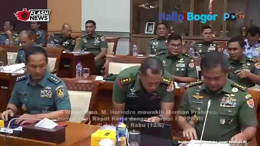 Wamenhan M. Herindra Hadiri Rapat Kerja dengan Komisi I DPR RI: Evaluasi APBN 2023 dan Rencana Anggaran 2025