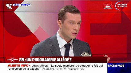 Législatives 2024: s'il devient Premier ministre, Jordan Bardella promet de "supprimer le droit du sol"