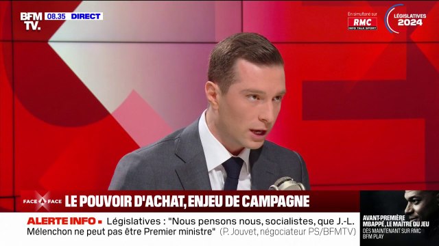 Législatives 2024: Jordan Bardella promet une réforme des retraites, une fois réglé le temps des urgences