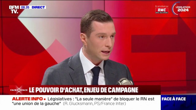 Aide médicale de l'État: Il n'y aura plus la gratuité des soins pour les gens qui viennent dans notre pays de manière illégale, affirme Jordan Bardella