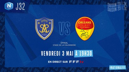 J32 I SA Épinal - US Orleans (0-0)