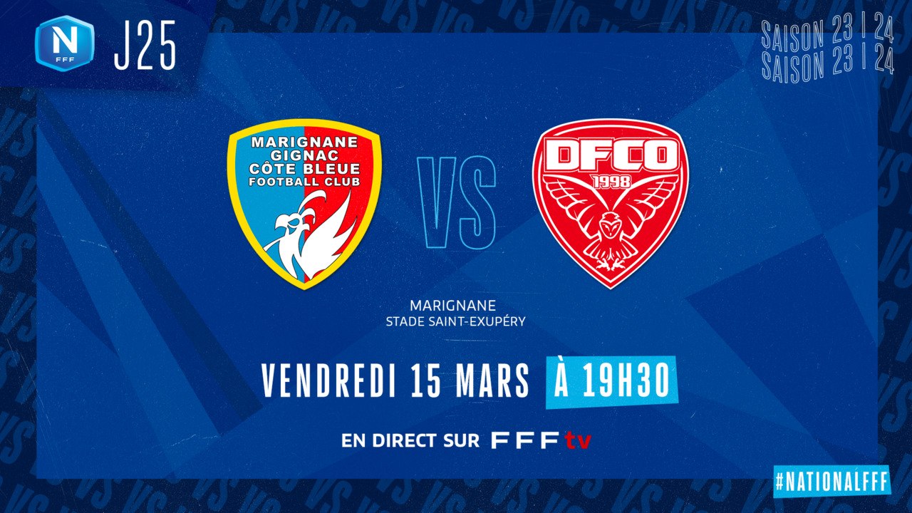 J25 I Marignane Gignac FC - Dijon FCO (2-1)