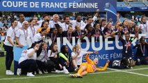 La joie du PSG après la finale !