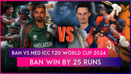 BAN vs NED ICC T20 World Cup 2024 Stat Highlights: Bangladesh Defeat Netherlands