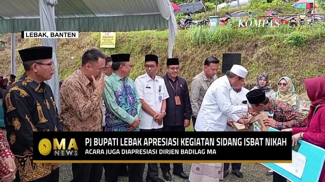 80 Pasangan Suami Istri dan Saksi Ikuti Sidang Isbat Nikah Terpadu di Lebak - MA NEWS