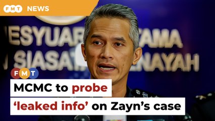 Bukit Aman to work with MCMC to block ‘leaked info’ on Zayn murder probe