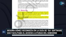Begoña Gómez reconocía en la guía de ‘su’ software que facilitaba el acceso a ayudas del Gobierno