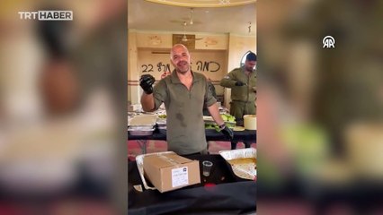 İsrail askerleri camiyi mutfağa çevirdi