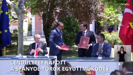 Lendületben a spanyol-török együttműködés: 13 megállapodást írtak alá Madridban