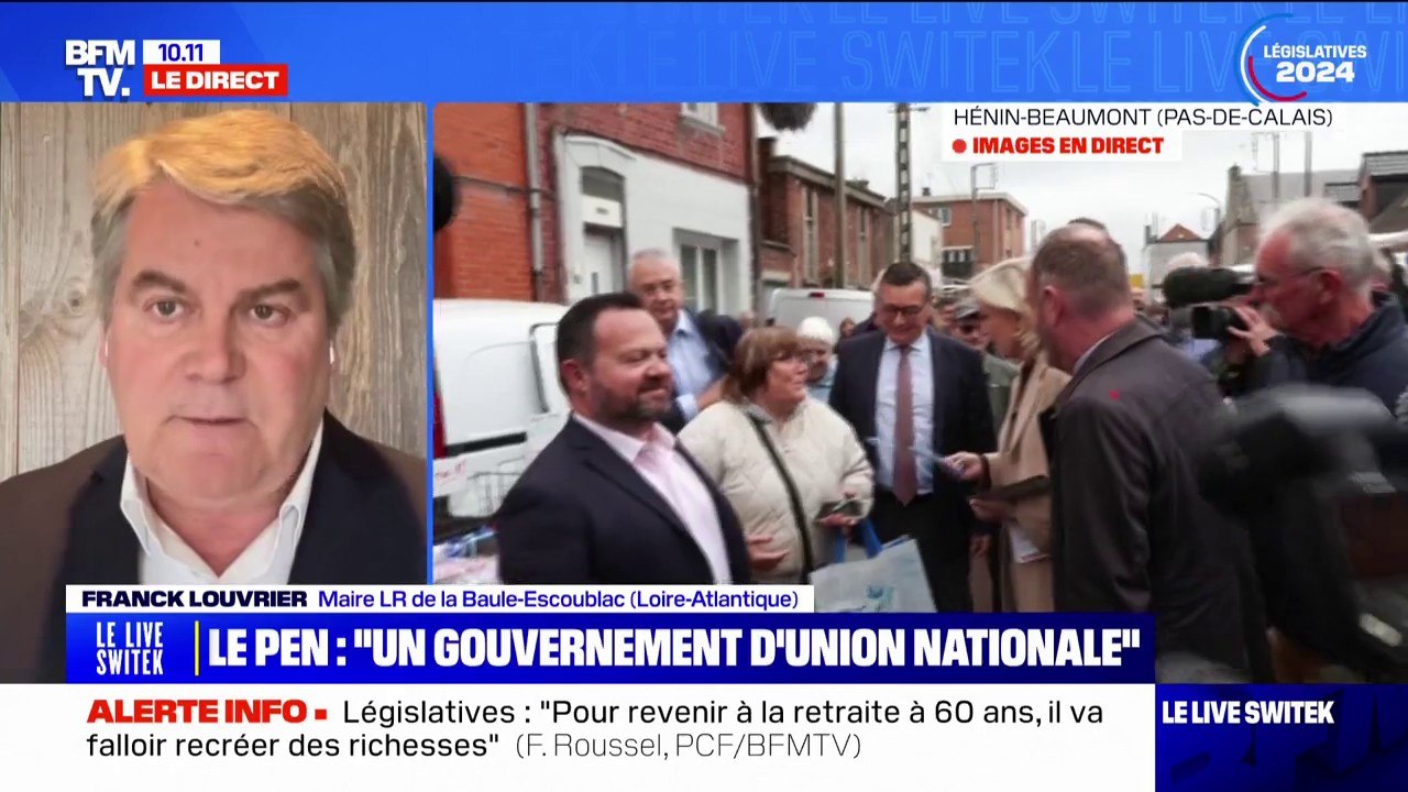 "Il n'est pas question que je donne une voix aux extrêmes": Franck Louvrier (LR) réagit sur un potentiel second tour des législatives entre le RN et le "Nouveau Front populaire"
