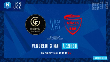 J32 | Goal FC – Nîmes Olympique (1-2)