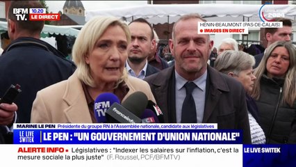 "Ça peut arriver à tout le monde de commettre une erreur": Marine Le Pen plaide pour Sébastien Chenu, après qu'il a défendu une mesure abandonnée par le RN