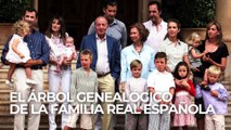 El árbol genealógico Borbón-Grecia