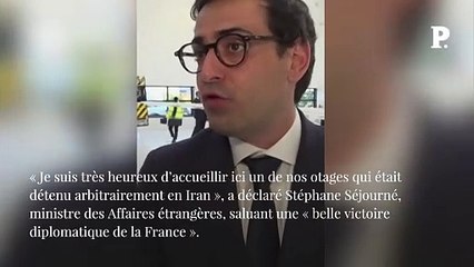 Louis Arnaud, ancien détenu en Iran depuis près de deux ans, est de retour en France