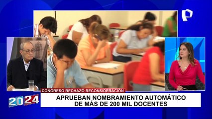 Idel Vexler sobre nombramiento automático de docentes: “Están en camino de destruir la meritocracia”