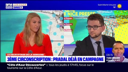 Nice : Philippe Pradal veut être le député "du sérieux et du retour à l'ordre"
