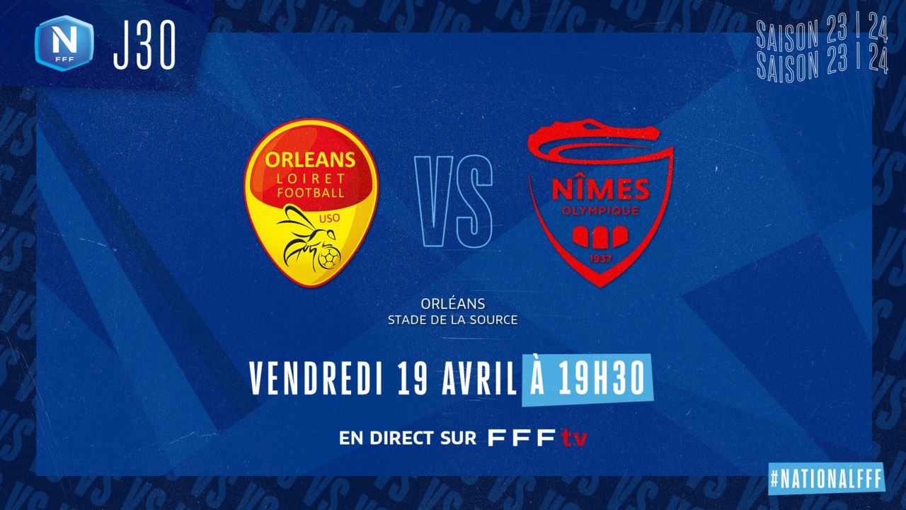 J30 I US ORLÉANS – NÎMES OLYMPIQUE (0-1)