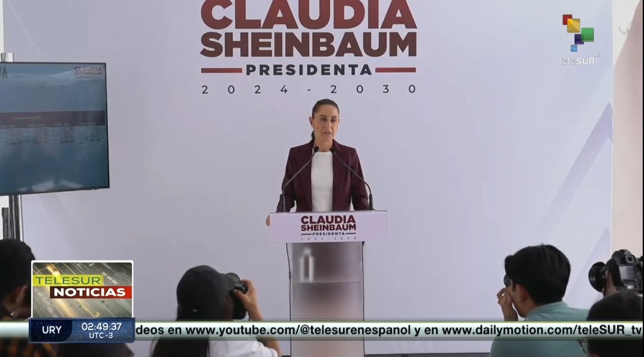 Pdta electa Claudia Sheinbaum respalda al mandatario Andrés Manuel López Obrador de romper relaciones con Ecuador