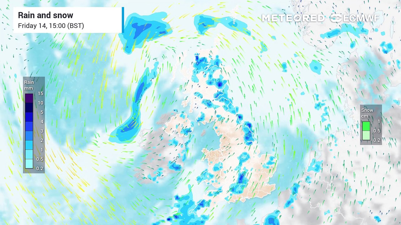 UK rain forecast