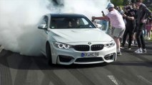 Modified BMW's Leaving Bimmerfest ! BURNOUTS, 1100HP E30, Manhart M2 G87, LB Walk M3, 700HP M2 G87