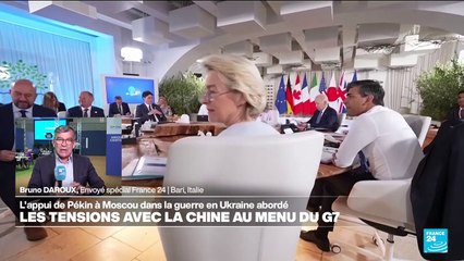 Sommet du G7 en Italie : les tensions avec la Chine au menu