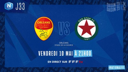 J33 I US ORLEANS – RED STAR FC (2-1)