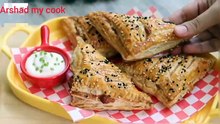 Chicken cheese  Puff Patties)Arshad my COOK)