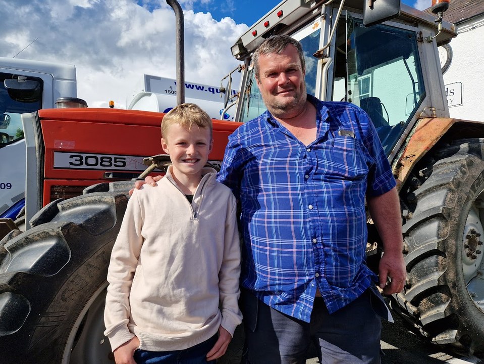 Glasswater Primary School hold first tractor run down in Crossgar, Co Down