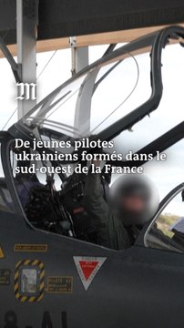 De jeunes pilotes ukrainiens s'entraînent dans le sud-ouest de la France