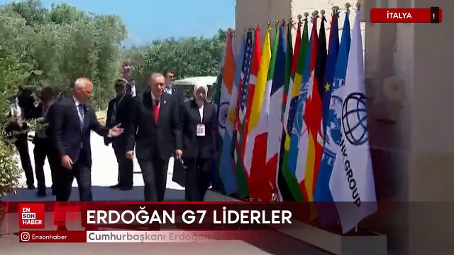 Cumhurbaşkanı Erdoğan G-7 Liderler Zirvesi'ne katıldı