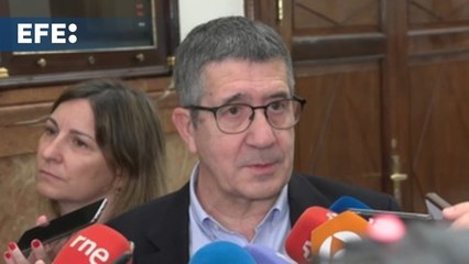Patxi López apremia al PP a acabar con el bloqueo del CGPJ