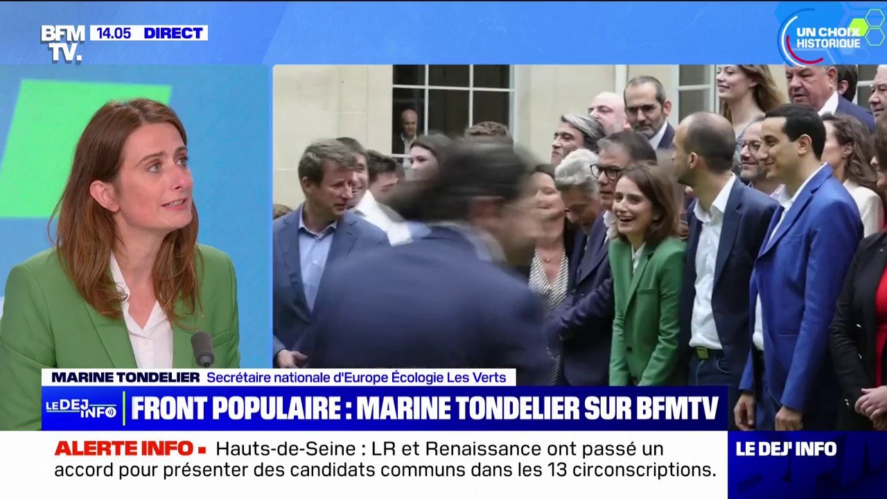 Nouveau Front populaire: "Nous sommes à un moment inédit et nous avons été à la hauteur de l'Histoire", affirme Marine Tondelier