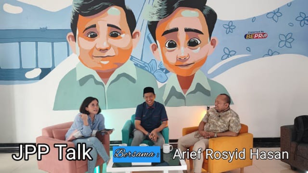 JPP Talk Arief Rosyid: Keterlibatan Anak Muda dalam Pemerintahan Prabowo Gibran