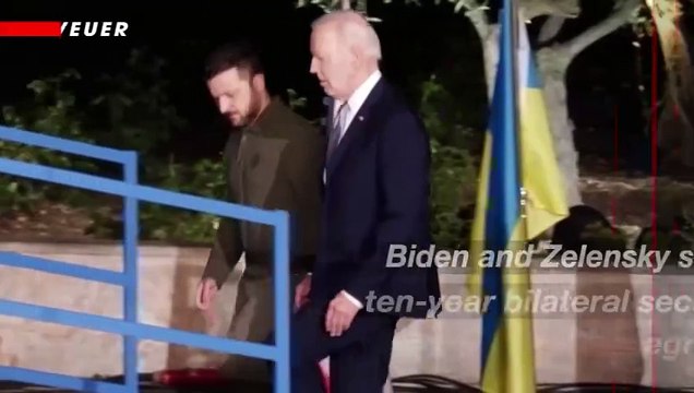 President Biden Signs 10-Year Security Agreement With Ukraine