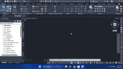 Create Alignment in Civil 3D